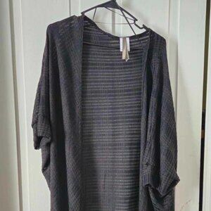 Pennington's Short Sleeve Black Cardigan Sz 2X